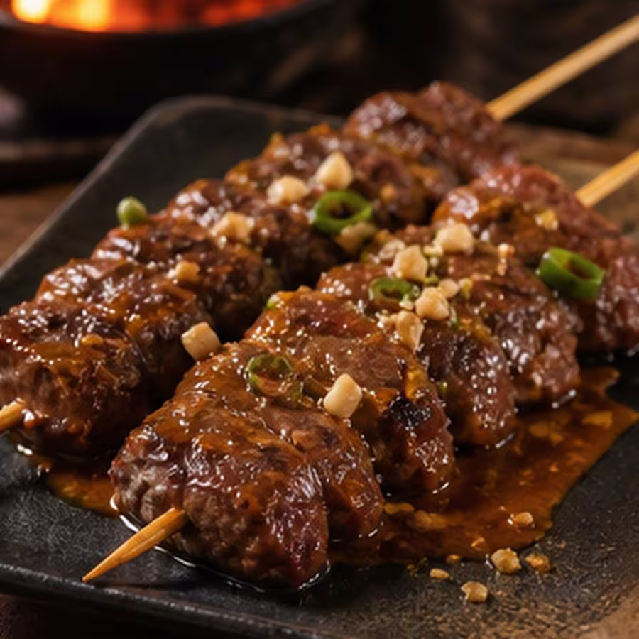 蒜香牛肉串